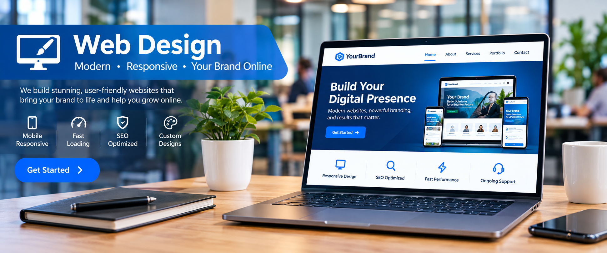 Custom Web Design & Development screenshot