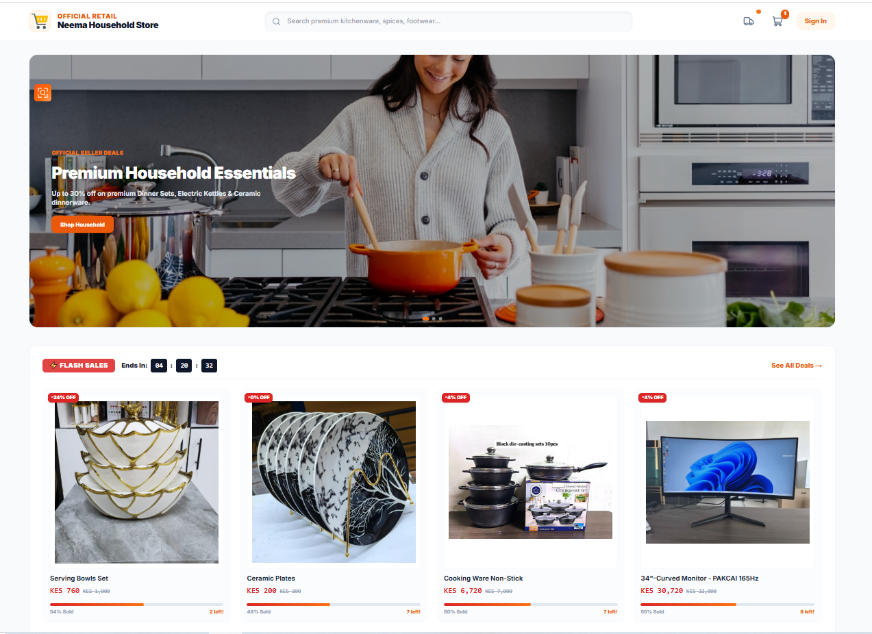 E-Commerce Online Store Platform screenshot 1